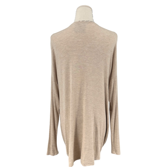 Harlowe & Graham Tan Drape Blouse - Picture 4 of 9